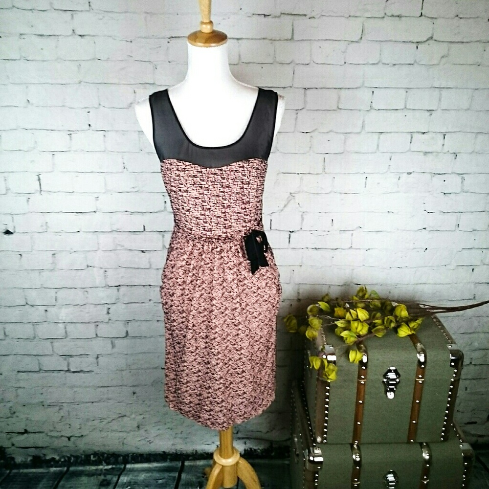 GUC Anthropologie Moulinette Soeurs blush dress